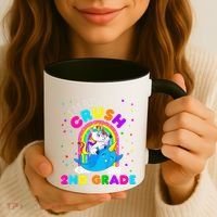 Im Ready To Crush 2nd Grade Unicorn First Day Of School Coffee Mug thumb 3