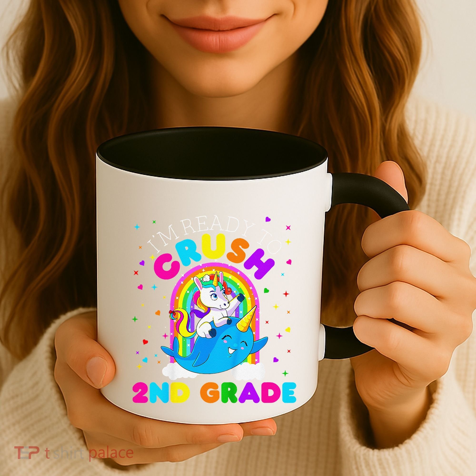 Im Ready To Crush 2nd Grade Unicorn First Day Of School Coffee Mug