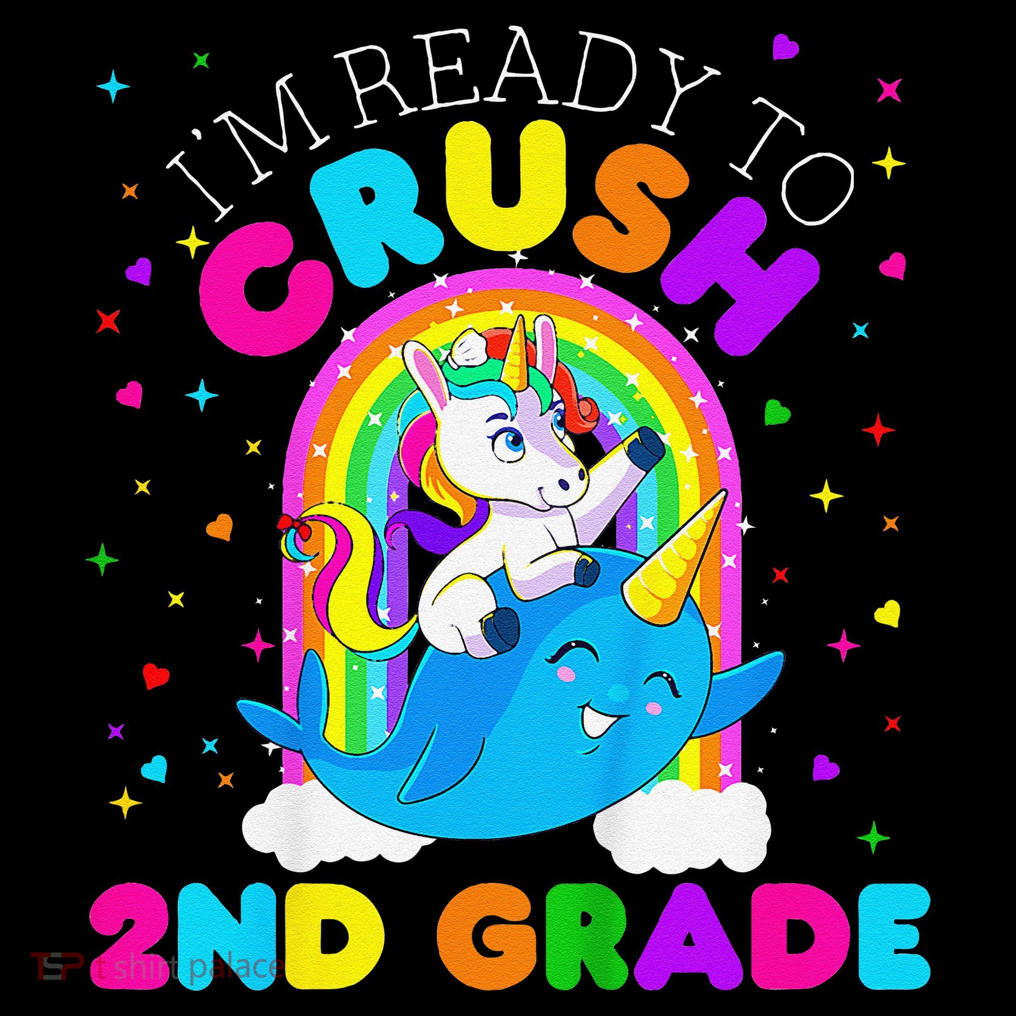 Im Ready To Crush 2nd Grade Unicorn First Day Of School Coffee Mug