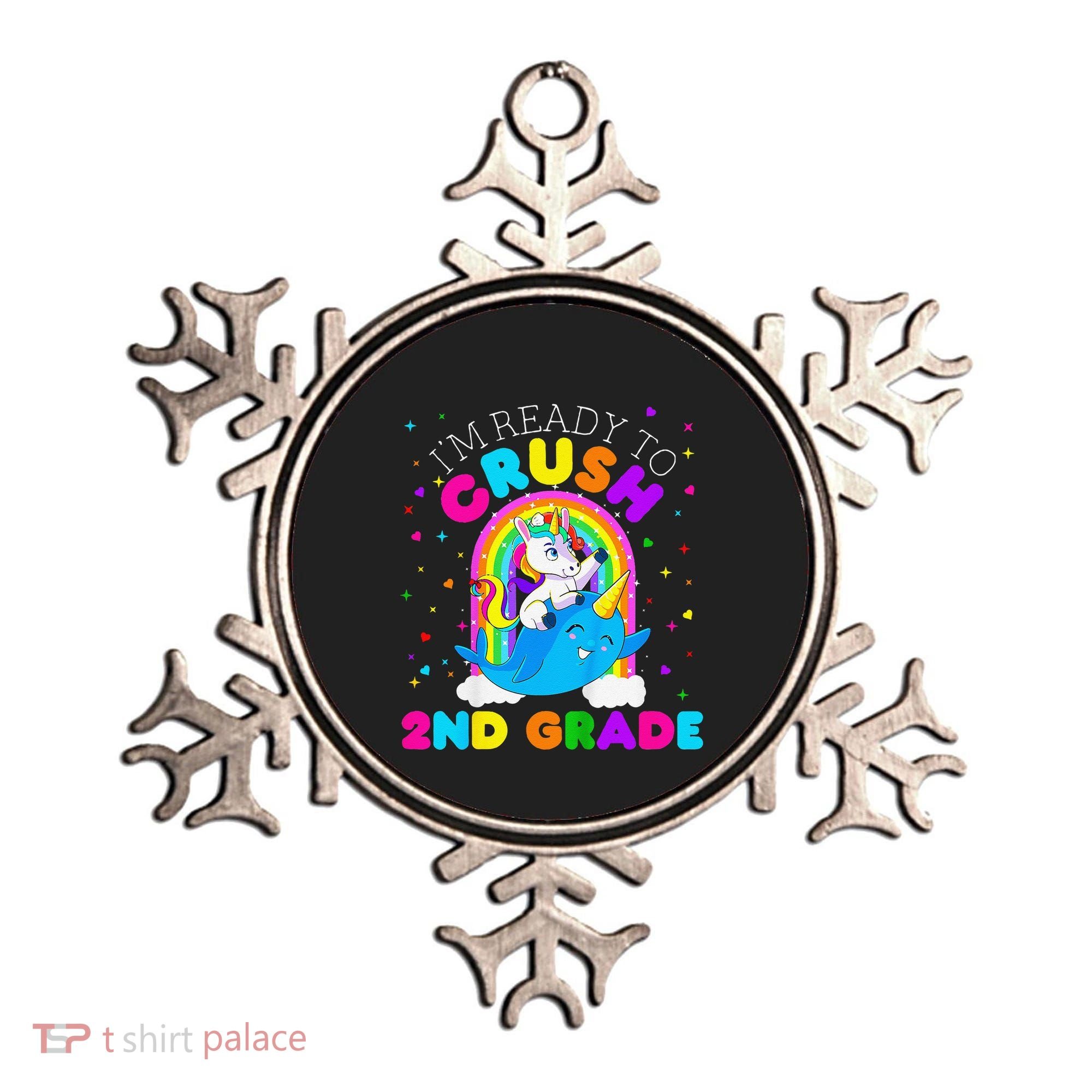 Im Ready To Crush 2nd Grade Unicorn First Day Of School Ornament