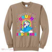 Im Ready To Crush 2nd Grade Unicorn First Day Of School Sweatshirt thumb 0