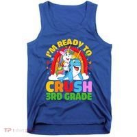 Im Ready To Crush 3Rd Grade Unicorn Narwhal Back To School Gift Tank Top thumb 0