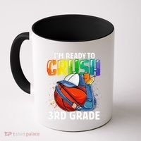 Im Ready To Crush 3rd Grade Basketball Back To School Coffee Mug thumb 0