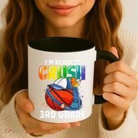 Im Ready To Crush 3rd Grade Basketball Back To School Coffee Mug thumb 3