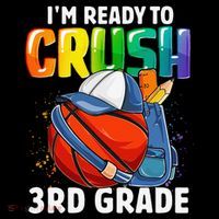 Im Ready To Crush 3rd Grade Basketball Back To School Coffee Mug thumb 5