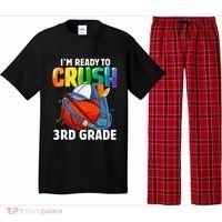 Im Ready To Crush 3rd Grade Basketball Back To School Pajama Set thumb 0