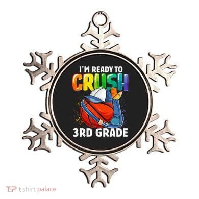 Im Ready To Crush 3rd Grade Basketball Back To School Ornament