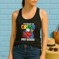 Im Ready To Crush 3rd Grade Basketball Back To School Women's Tank Top thumb 2
