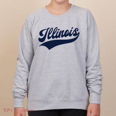 Illinois Retro Throwback Design Classic Women's Sweatshirt