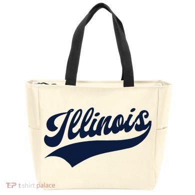 Illinois Retro Throwback Design Classic Tote Bag