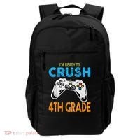 Im Ready To Crush 4th Grade Video Game Back To School Backpack thumb 0