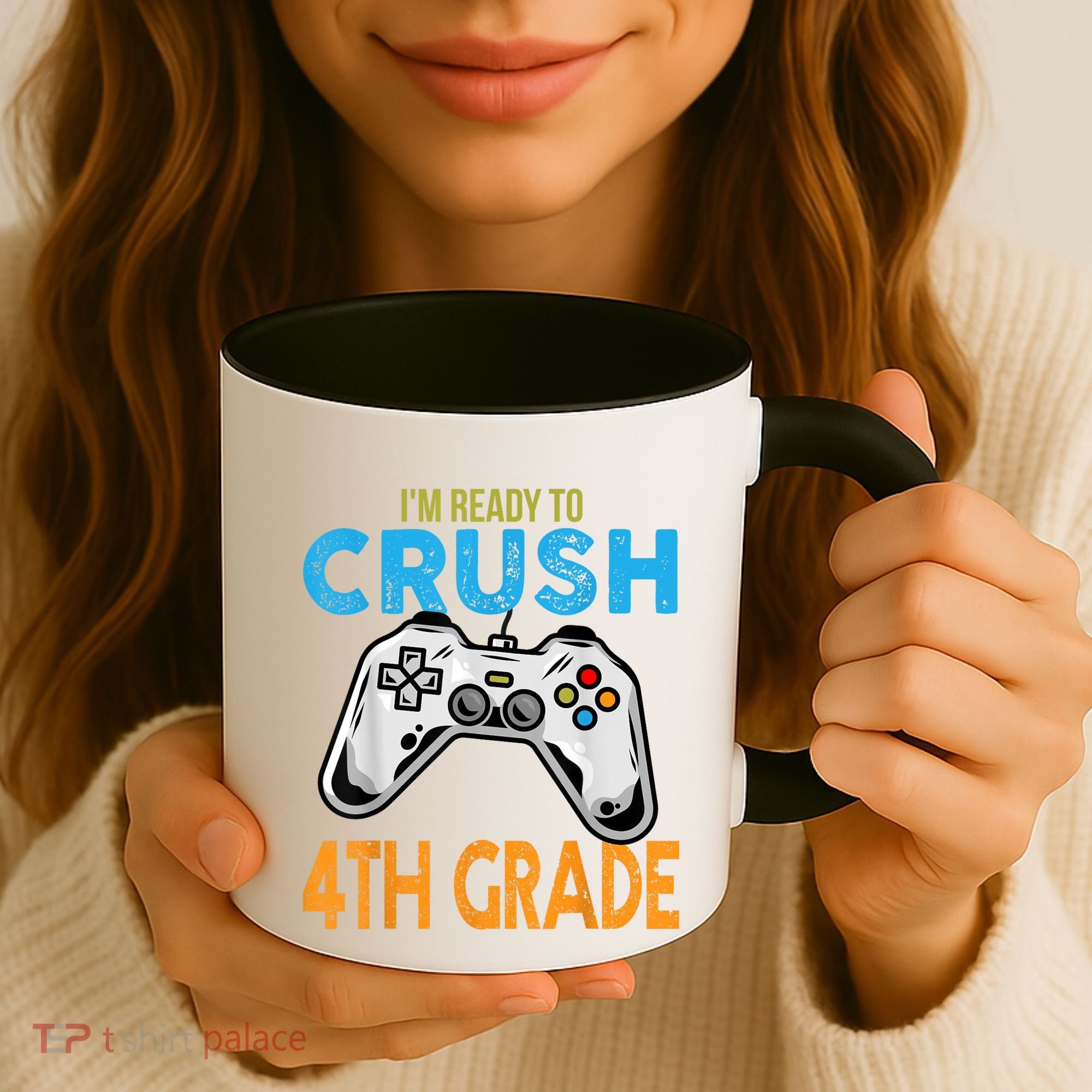 Im Ready To Crush 4th Grade Video Game Back To School Coffee Mug