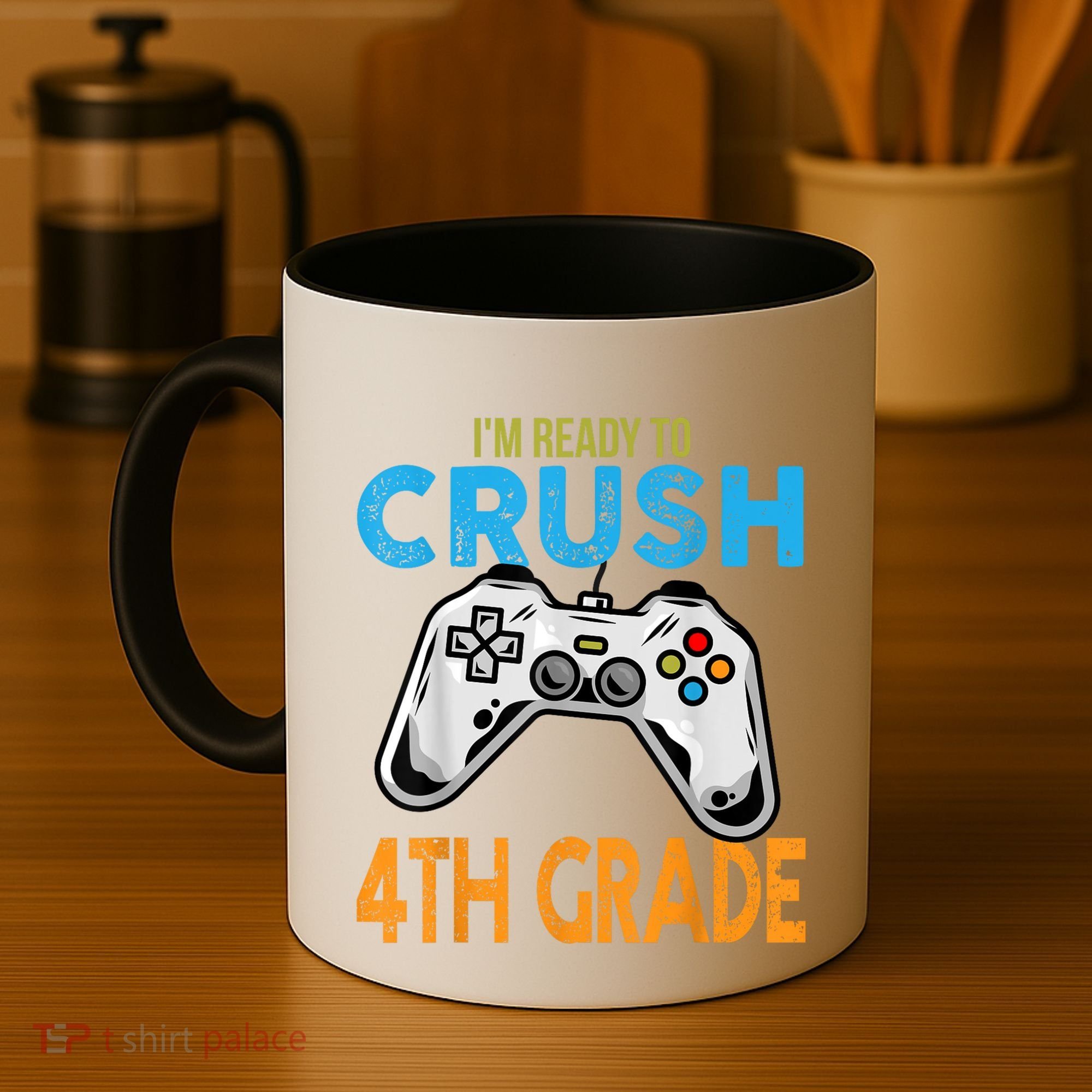 Im Ready To Crush 4th Grade Video Game Back To School Coffee Mug