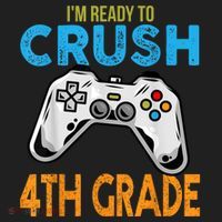 Im Ready To Crush 4th Grade Video Game Back To School Hat thumb 2
