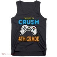 Im Ready To Crush 4th Grade Video Game Back To School Tank Top thumb 0