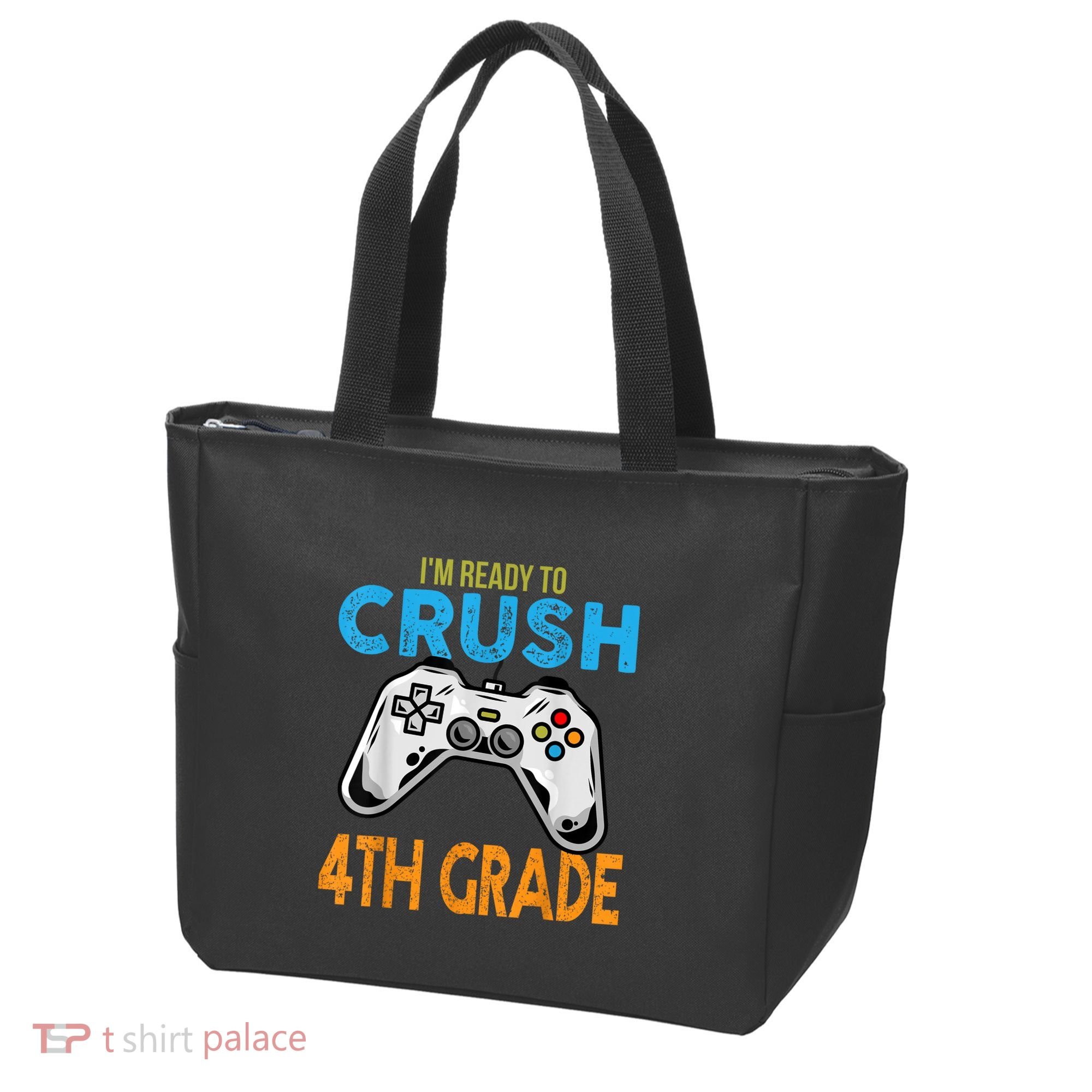 Im Ready To Crush 4th Grade Video Game Back To School Tote Bag