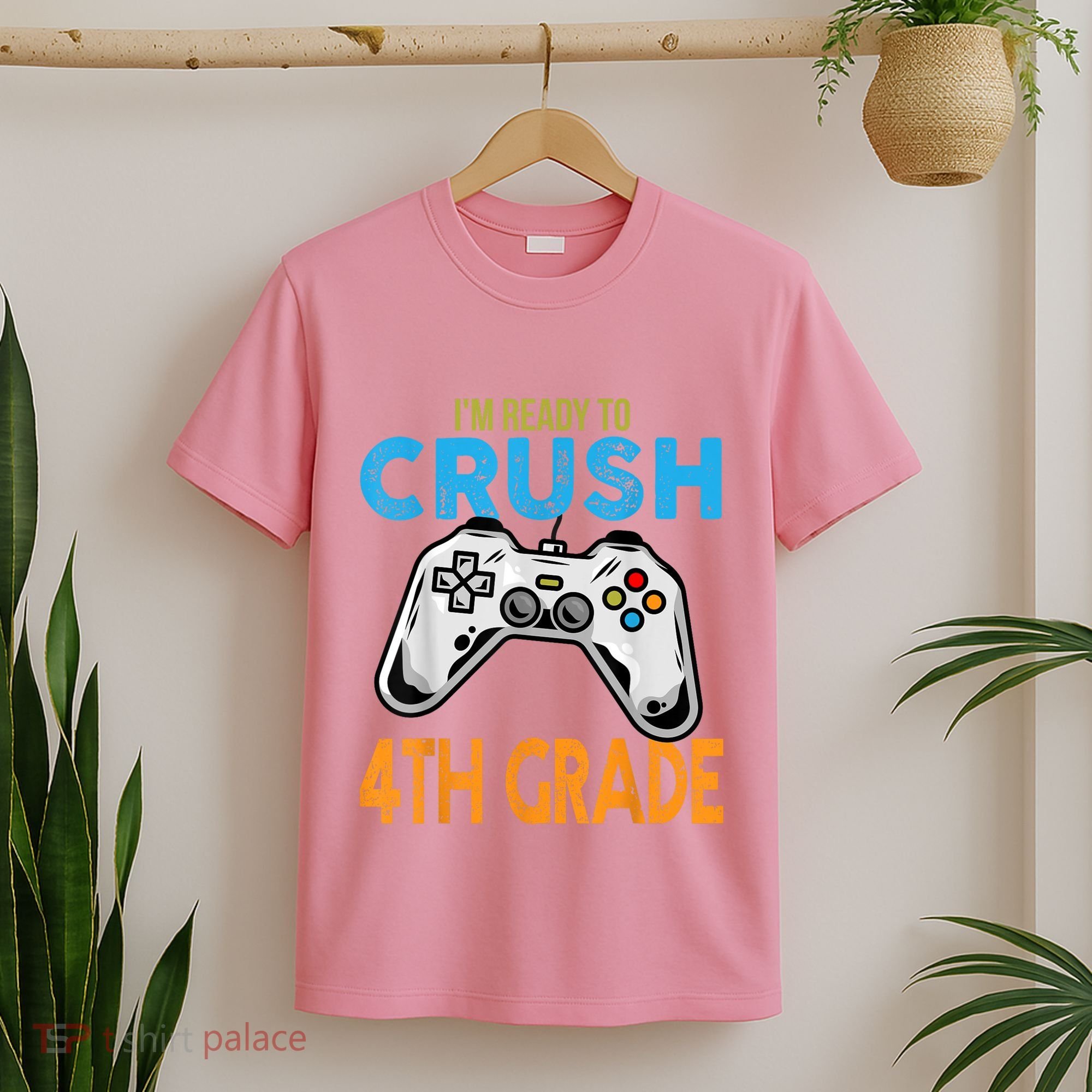 Im Ready To Crush 4th Grade Video Game Back To School T-Shirt