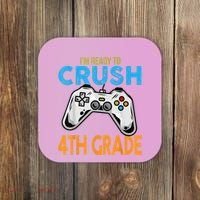 Im Ready To Crush 4th Grade Video Game Back To School Coaster thumb 0