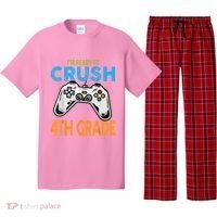 Im Ready To Crush 4th Grade Video Game Back To School Pajama Set thumb 0