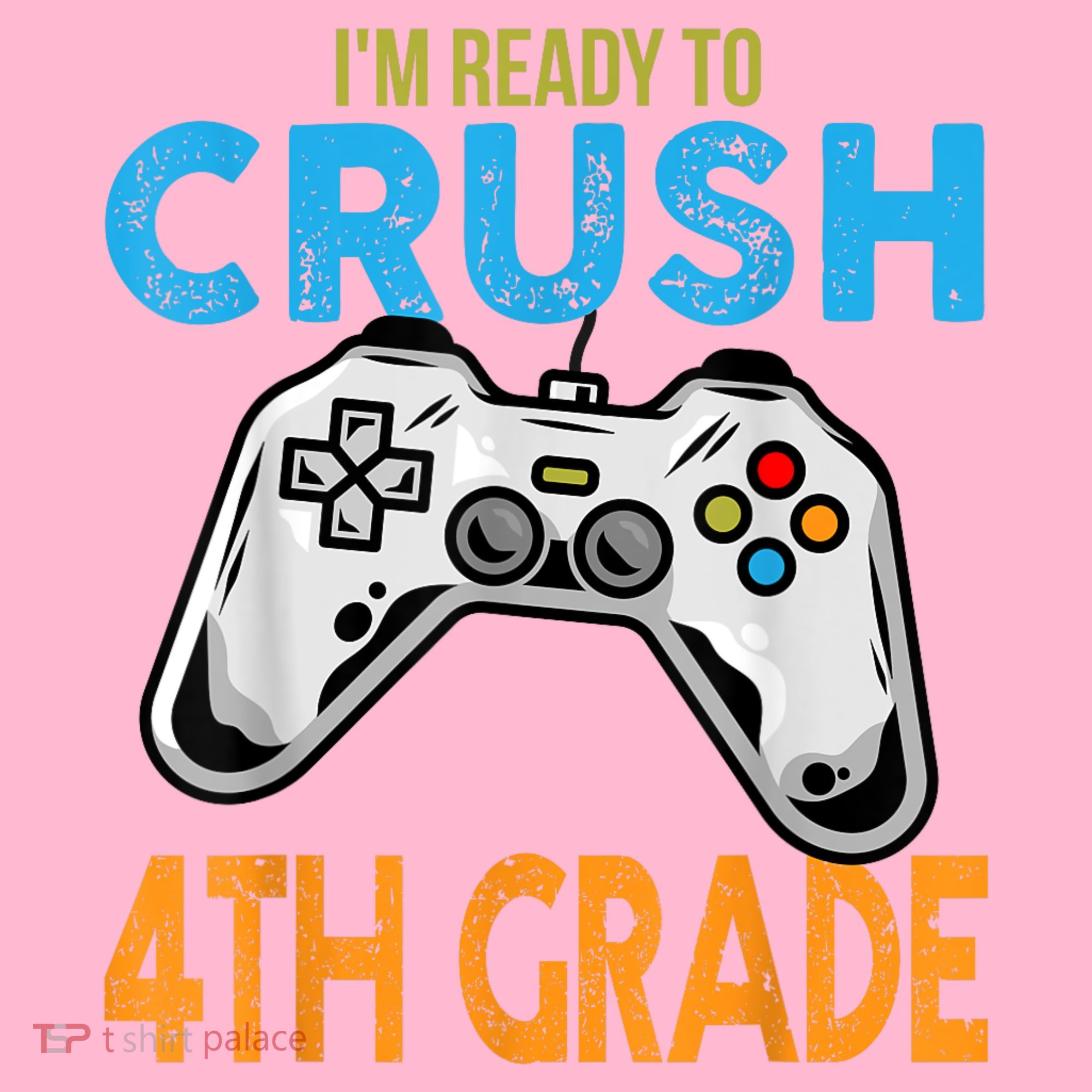 Im Ready To Crush 4th Grade Video Game Back To School Baby Bodysuit