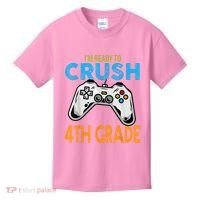 Im Ready To Crush 4th Grade Video Game Back To School Kids T-Shirt thumb 0