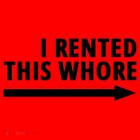 I Rented This Whore Funny Offensive Saying Santa Hat thumb 1