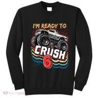 IM Ready To Crush 6 Monster Truck 6th Birthday Gift Boy Sweatshirt thumb 0