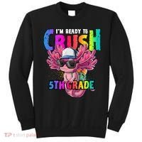 I'm Ready To Crush 5th Grade Axolotl Back To School Sweatshirt thumb 0