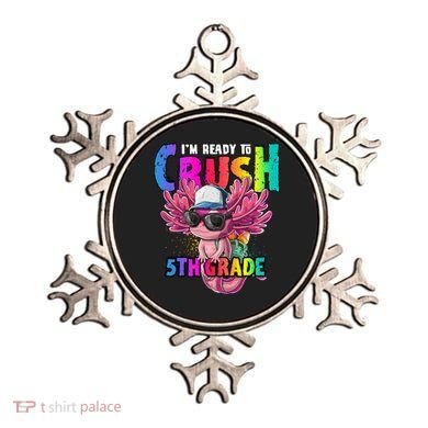 I'm Ready To Crush 5th Grade Axolotl Back To School Ornament