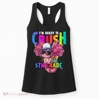 I'm Ready To Crush 5th Grade Axolotl Back To School Women's Tank Top thumb 0