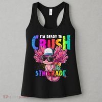 I'm Ready To Crush 5th Grade Axolotl Back To School Women's Tank Top thumb 3
