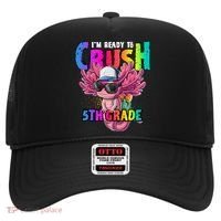 I'm Ready To Crush 5th Grade Axolotl Back To School Hat thumb 0