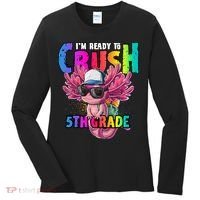 I'm Ready To Crush 5th Grade Axolotl Back To School Women's Long Sleeve Shirt thumb 0