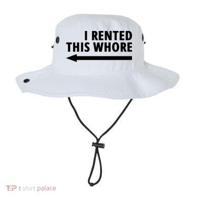 I Rented This Whore Funny Offensive Saying Bucket Hat