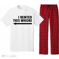 I Rented This Whore Funny Offensive Saying Pajama Set thumb 0