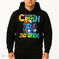 I'm Ready To Crush 2nd Grade Axolotl Back To School Hoodie thumb 2