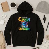 I'm Ready To Crush 2nd Grade Axolotl Back To School Hoodie thumb 3