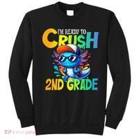 I'm Ready To Crush 2nd Grade Axolotl Back To School Sweatshirt thumb 0