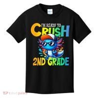 I'm Ready To Crush 2nd Grade Axolotl Back To School Kids T-Shirt thumb 0