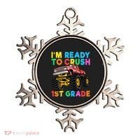Im Ready To Crush 1st Grade First Day Monster Truck Ornament thumb 0