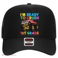 Im Ready To Crush 1st Grade First Day Monster Truck Hat thumb 0
