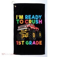Im Ready To Crush 1st Grade First Day Monster Truck Golf Towel thumb 0