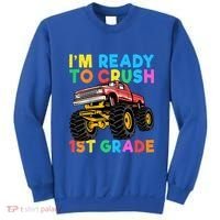 Im Ready To Crush 1st Grade First Day Monster Truck Sweatshirt thumb 0