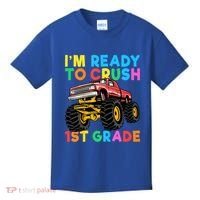 Im Ready To Crush 1st Grade First Day Monster Truck Kids T-Shirt thumb 0