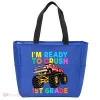 Im Ready To Crush 1st Grade First Day Monster Truck Tote Bag thumb 0