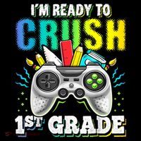 Im Ready To Crush 1st Grade Back To School Video Game Boy Coffee Mug thumb 5