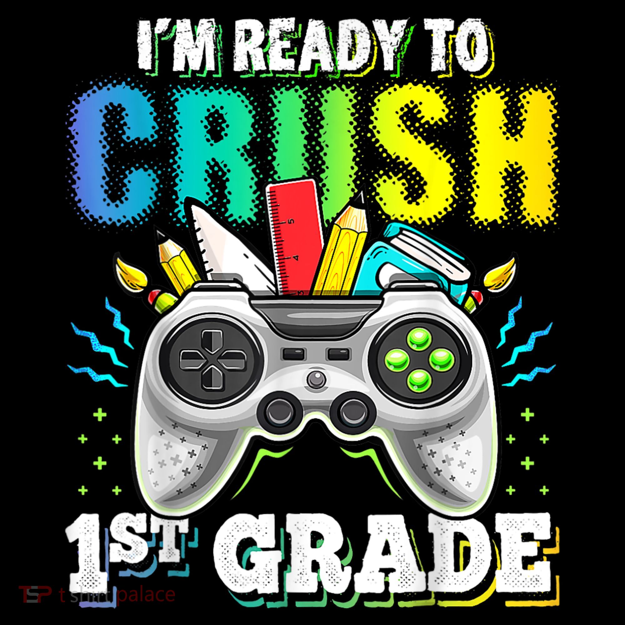 Im Ready To Crush 1st Grade Back To School Video Game Boy Coffee Mug