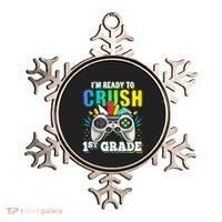 Im Ready To Crush 1st Grade Back To School Video Game Boy Ornament thumb 0