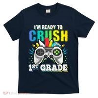 Im Ready To Crush 1st Grade Back To School Video Game Boy T-Shirt thumb 0