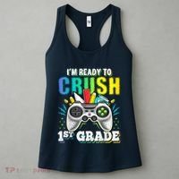 Im Ready To Crush 1st Grade Back To School Video Game Boy Women's Tank Top thumb 3